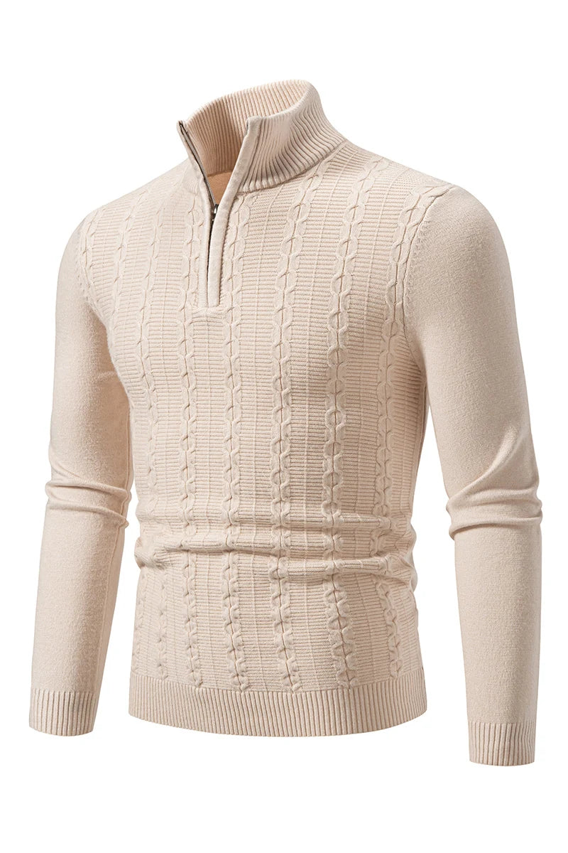 Warm Mens Thick Crew Neck Sweatshirt