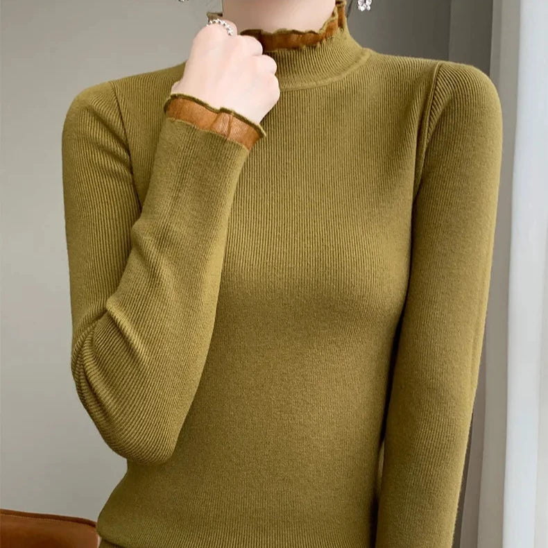 Women's Cashmere Long Sleeve Sweater