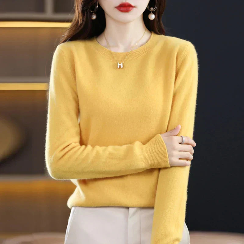Cozy Ladies Merino Wool Pullover Sweater