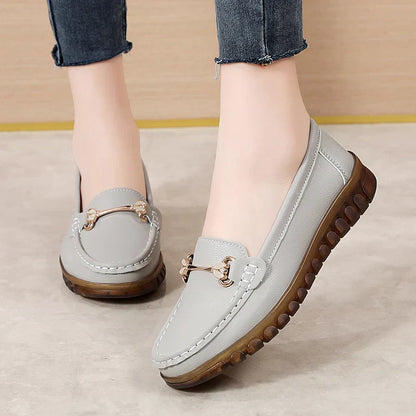 Comfy Slip On Leather Shoes