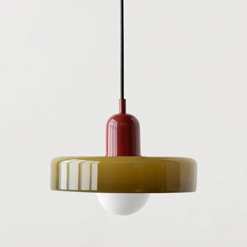 Elegant LED Glass Pendant Lighting Fixture