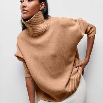 Cozy Big Fit Crew Neck Wool Sweater