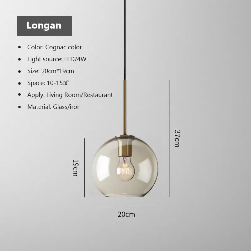 Trendy Silver LED Hanging Light