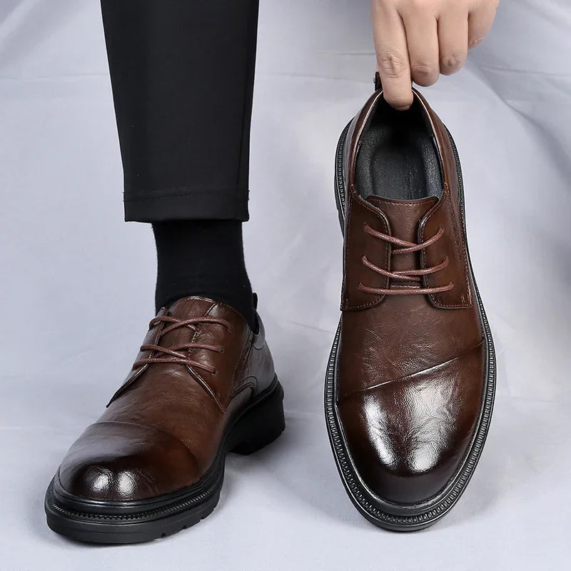 Authentic Real Leather Shoe - OutfitLondon