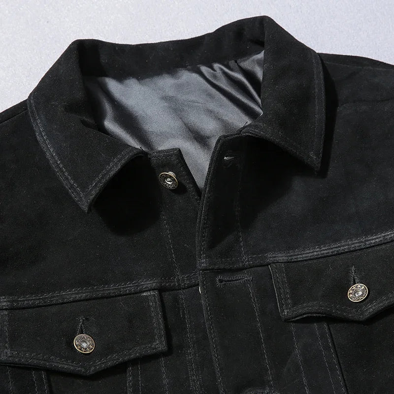Soft Leather Bomber Jacket