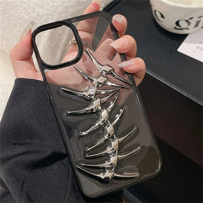 Metal iPhone Back Cover Case Chrome Finish - OutfitLondon