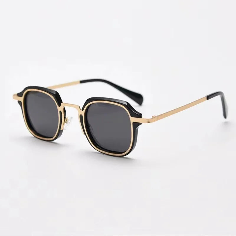 Maverick Punk Square Sunglasses Bold Geometric UV Protection