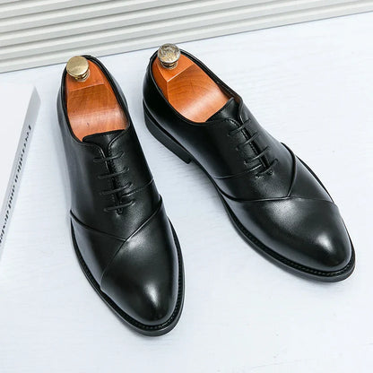 Luxury Brown Leather Dress Shoe
