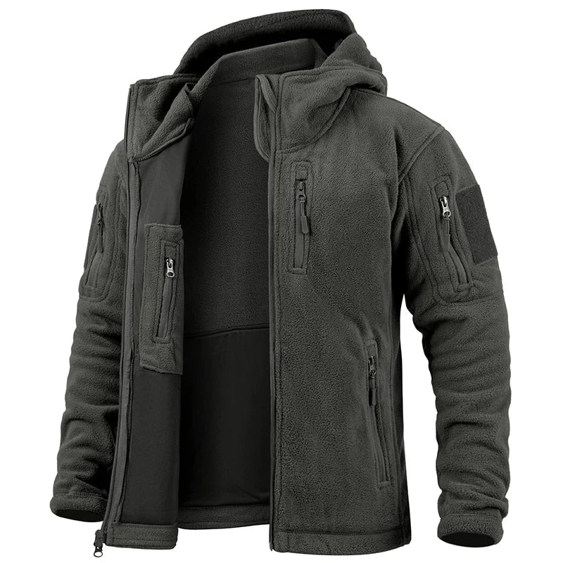 Waterproof Thermal Men's Jacket - Warm Multi Pocket Coat