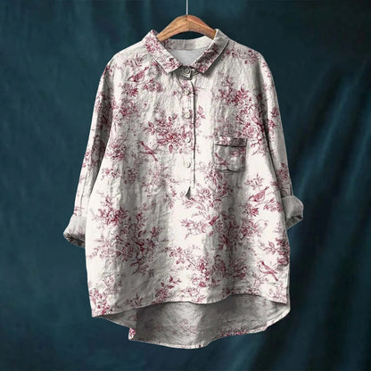 Relaxed Fit Women's Casual Button Down Shirt