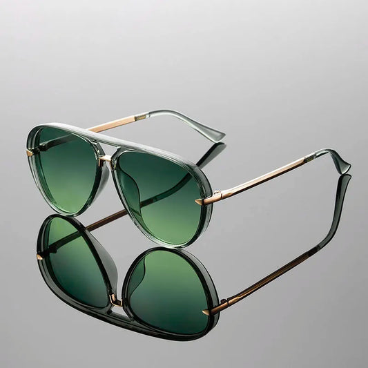 Trendy See Through Pilot Shades - OutfitLondon