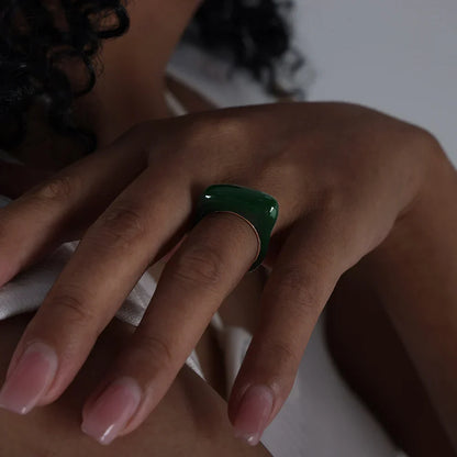 Vibrant Metal Splash Proof Ring