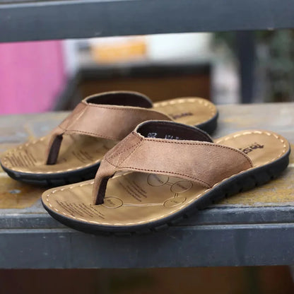 Relaxing Mens Genuine Leather Sandals