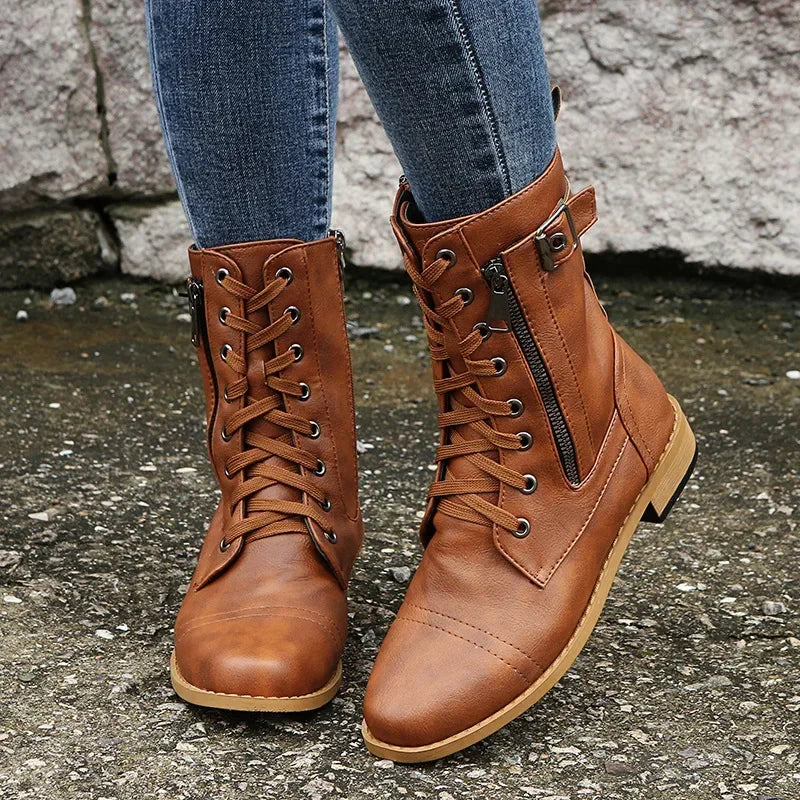 Casual Women's Round Toe Ankle Boots