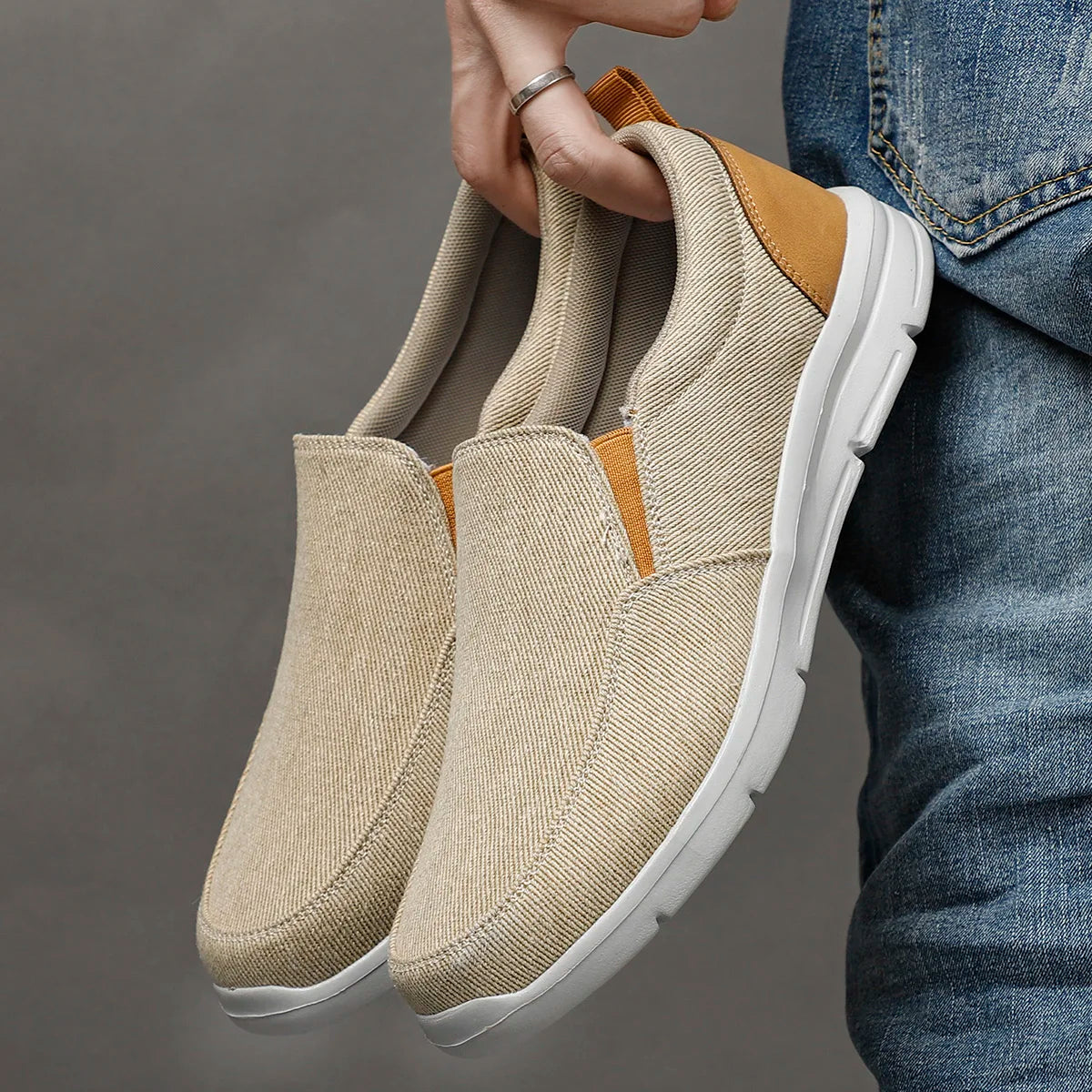 Comfortable Casual Slip On Shoes - OutfitLondon