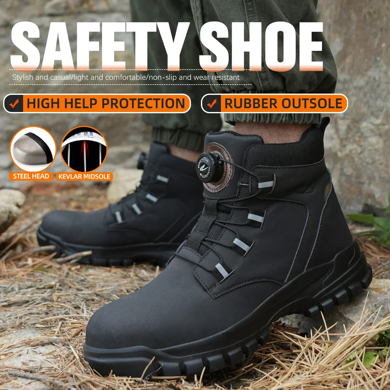 Durable Insulated Work Safety Boots