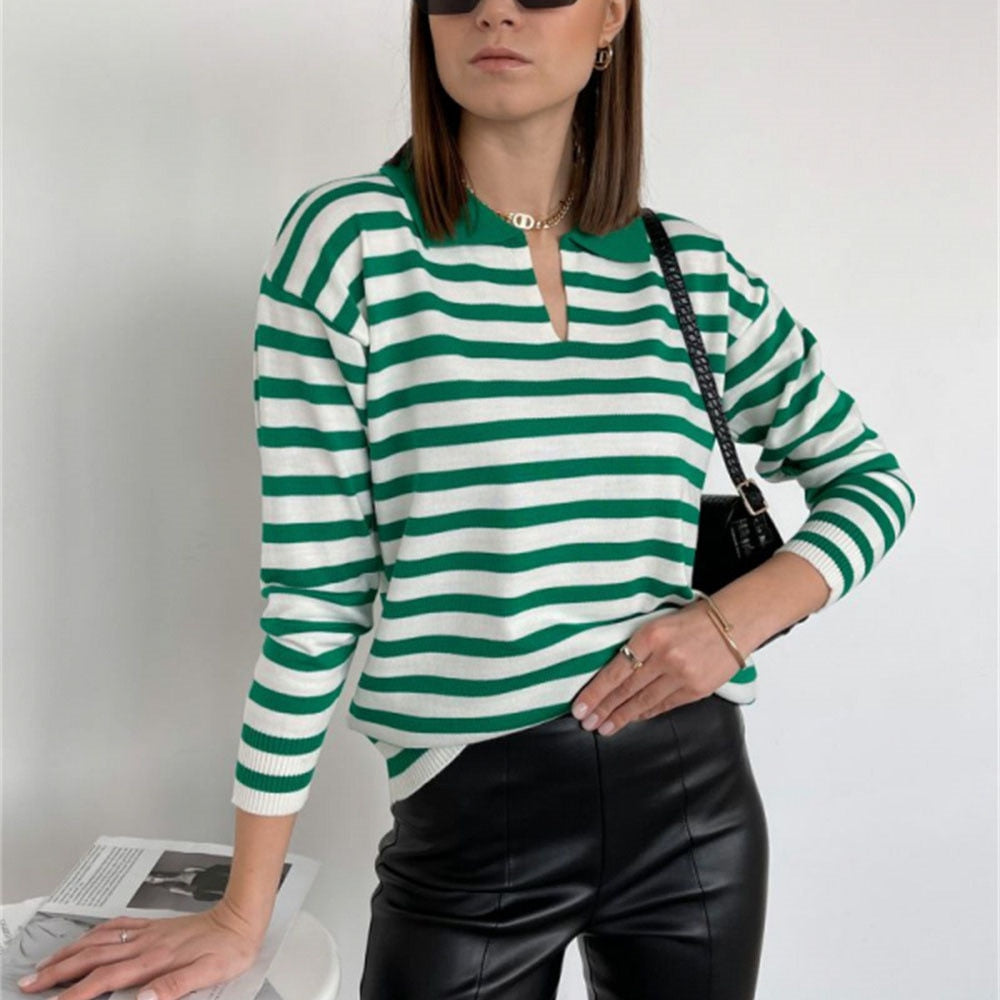 Soft Large Crew Neck Winter Pullover Sweater