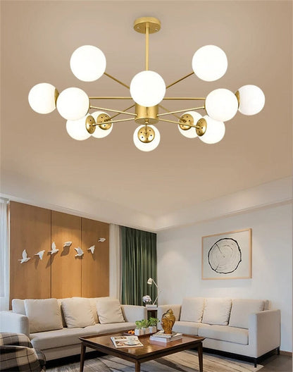 Shiny Crystal Ball Pendant Light