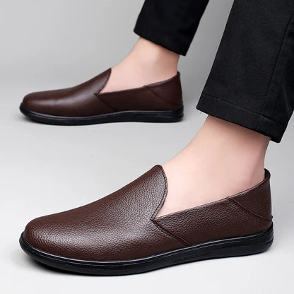 Authentic Luxury Leather Slip On Shoe