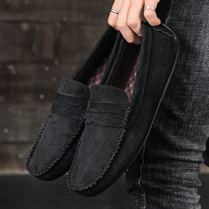 Classic Brown Mens Loafers Shoes