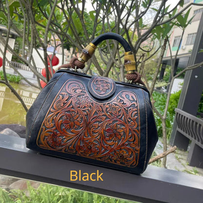 Authentic Leather Vintage Women's Tote Bag