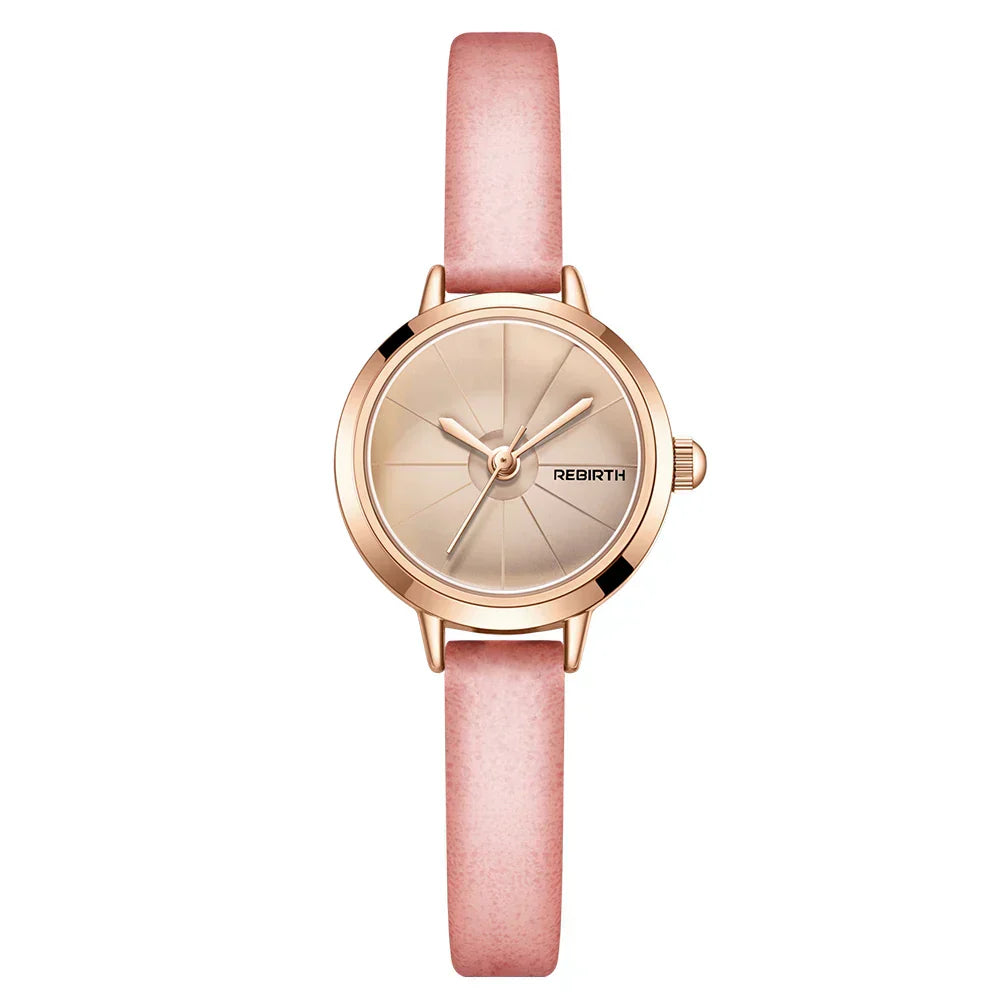 Elegant Mini Genuine Leather Women's Watch