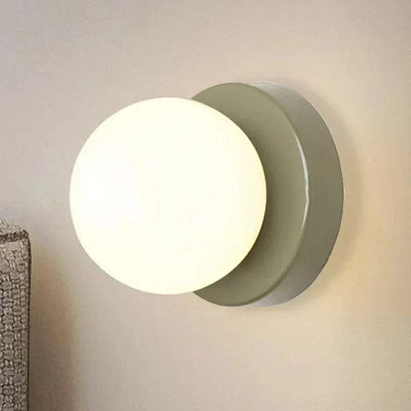 Stylish Circular Glass LED Light Fixture - OutfitLondon