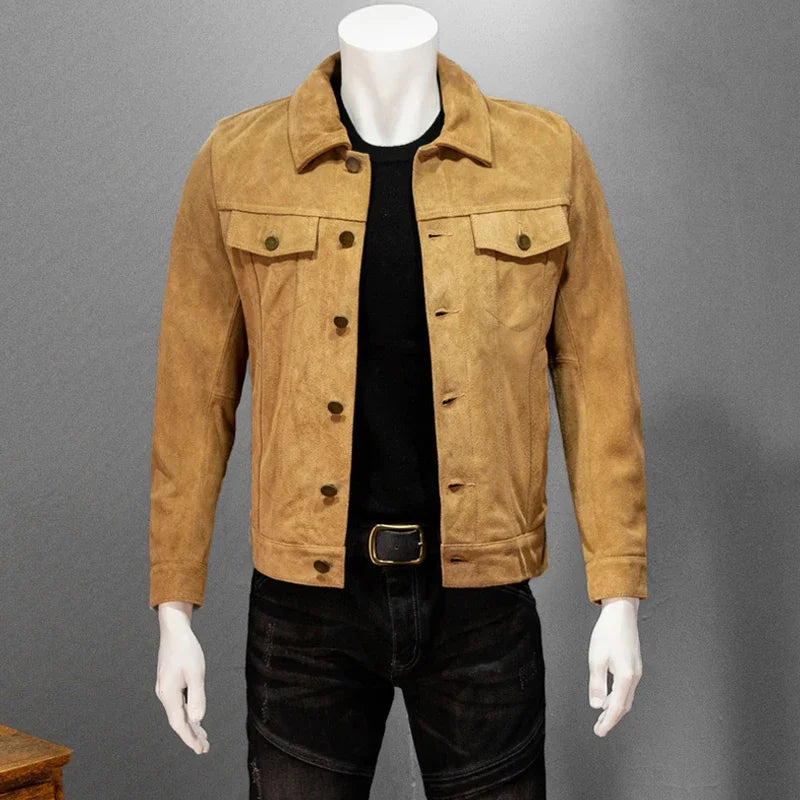 Soft Leather Bomber Jacket