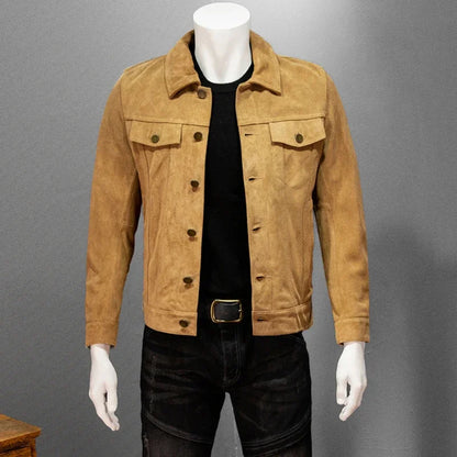 Soft Leather Bomber Jacket