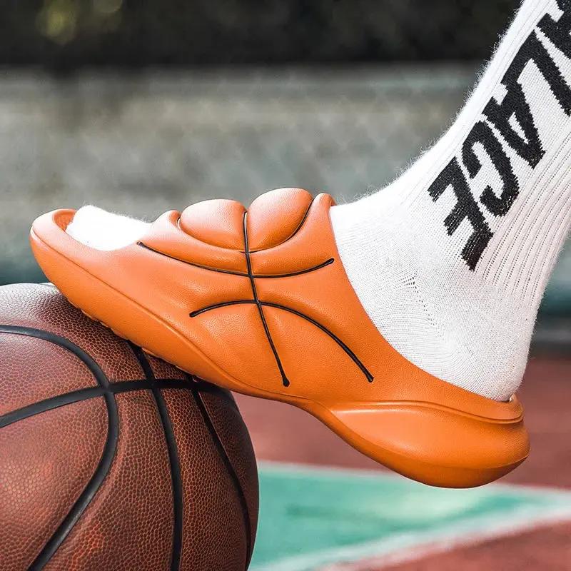 Comfortable Mens Basketball Slide Sandals