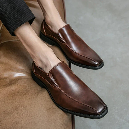 Premium Real Leather Slip On Shoes