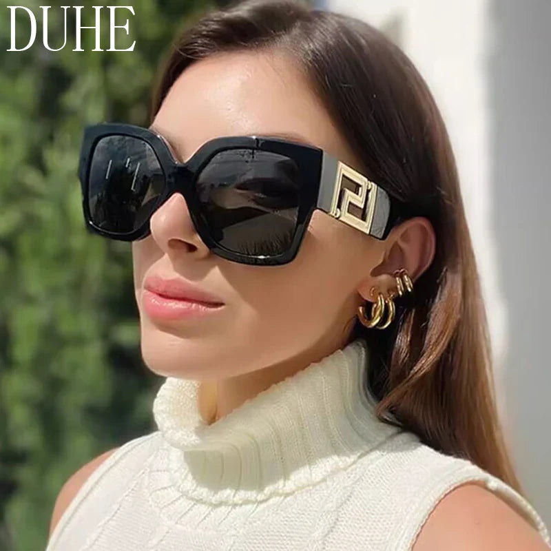 Stylish Large Designer Shades - OutfitLondon