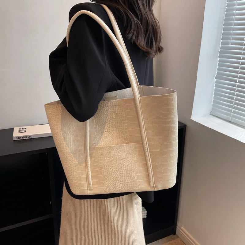 Classic Chic Large Tote Bag