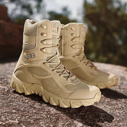 Tough Waterproof Mens Leather Work Boots - OutfitLondon