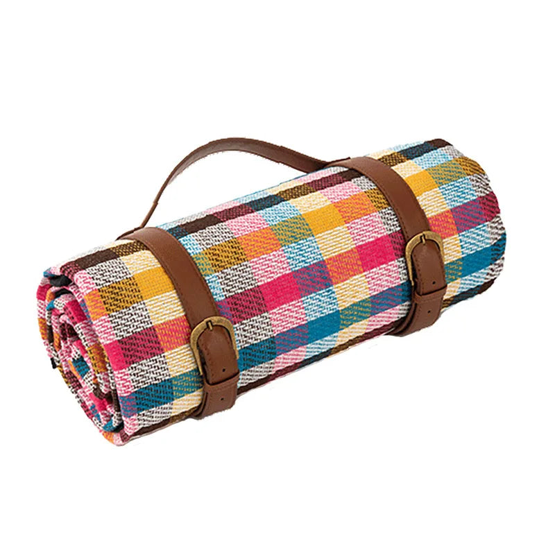 Compact Water Resistant Outdoor Blanket for Camping
