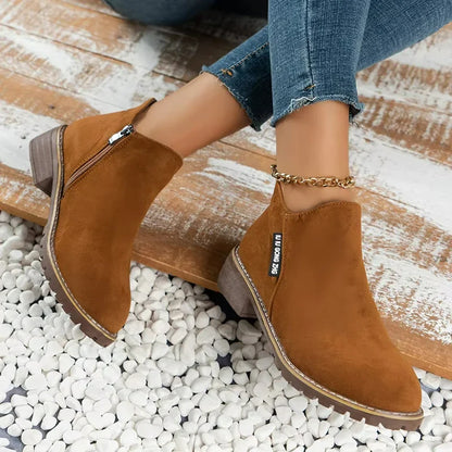 Comfy Women's Slip On Ankle Boots