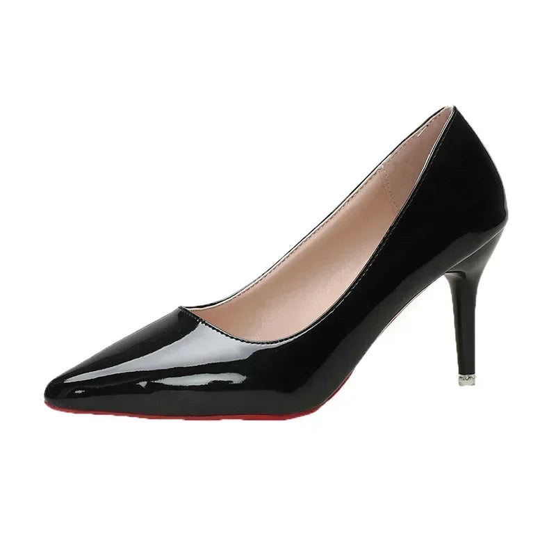 Elegant Red Stiletto Heels for Women