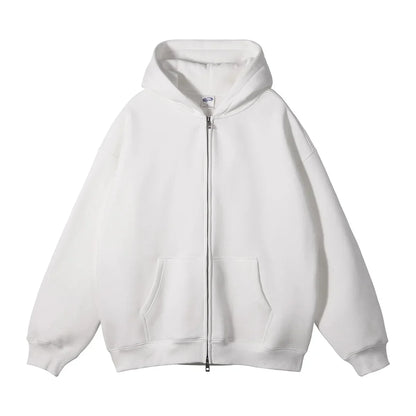 Cozy Soft Fleece Zipper Hoodie Jacket