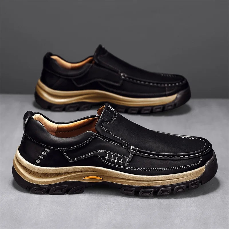 Authentic Leather Slip On Shoe