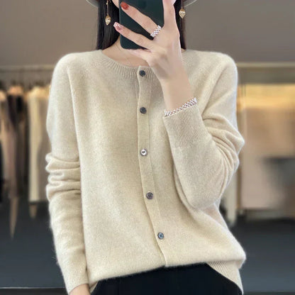 Cozy Women's Merino Wool Crew Sweater