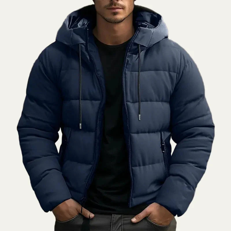 Warm Waterproof Men's Padded Parka Jacket