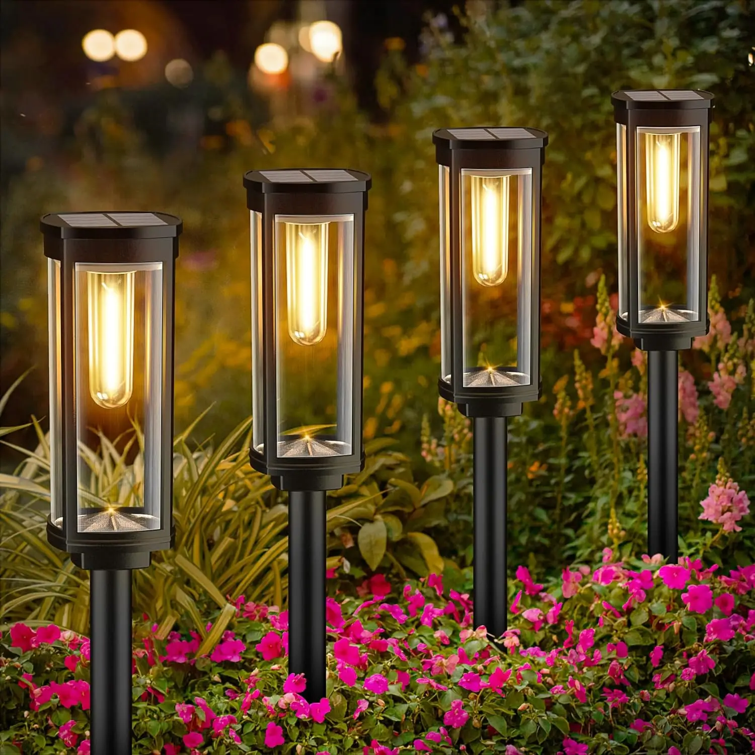 Outdoor Solar Powered Garden Light Fixture - OutfitLondon