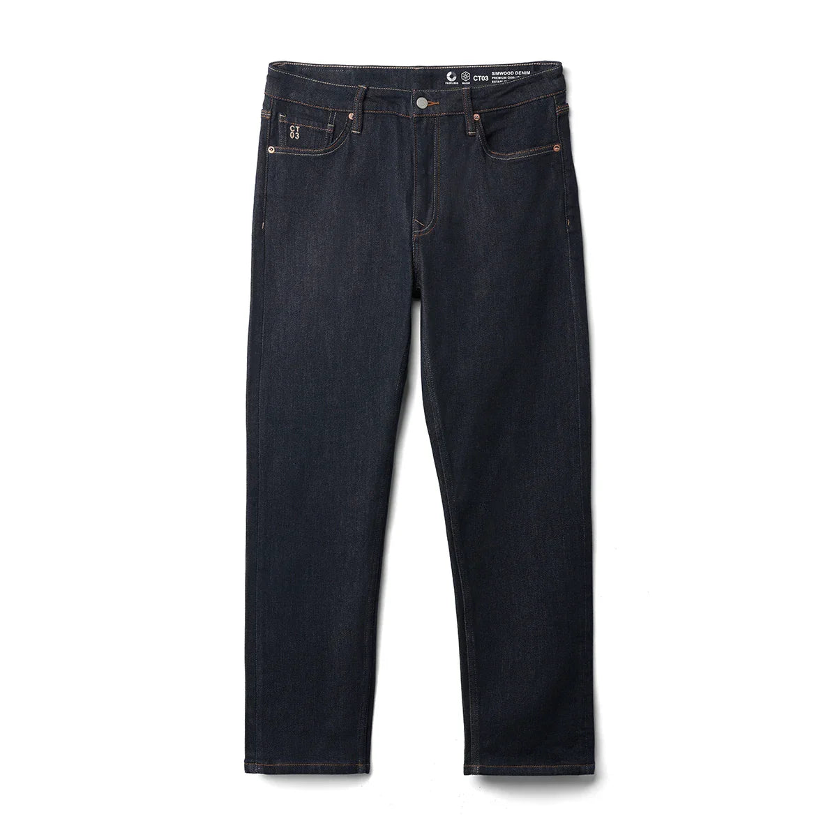 Comfortable Black Straight Leg Men's Jeans
