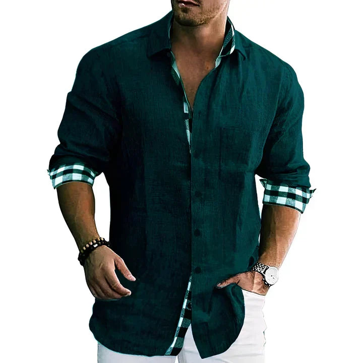 Relaxed Fit Short Sleeve Men's Shirt