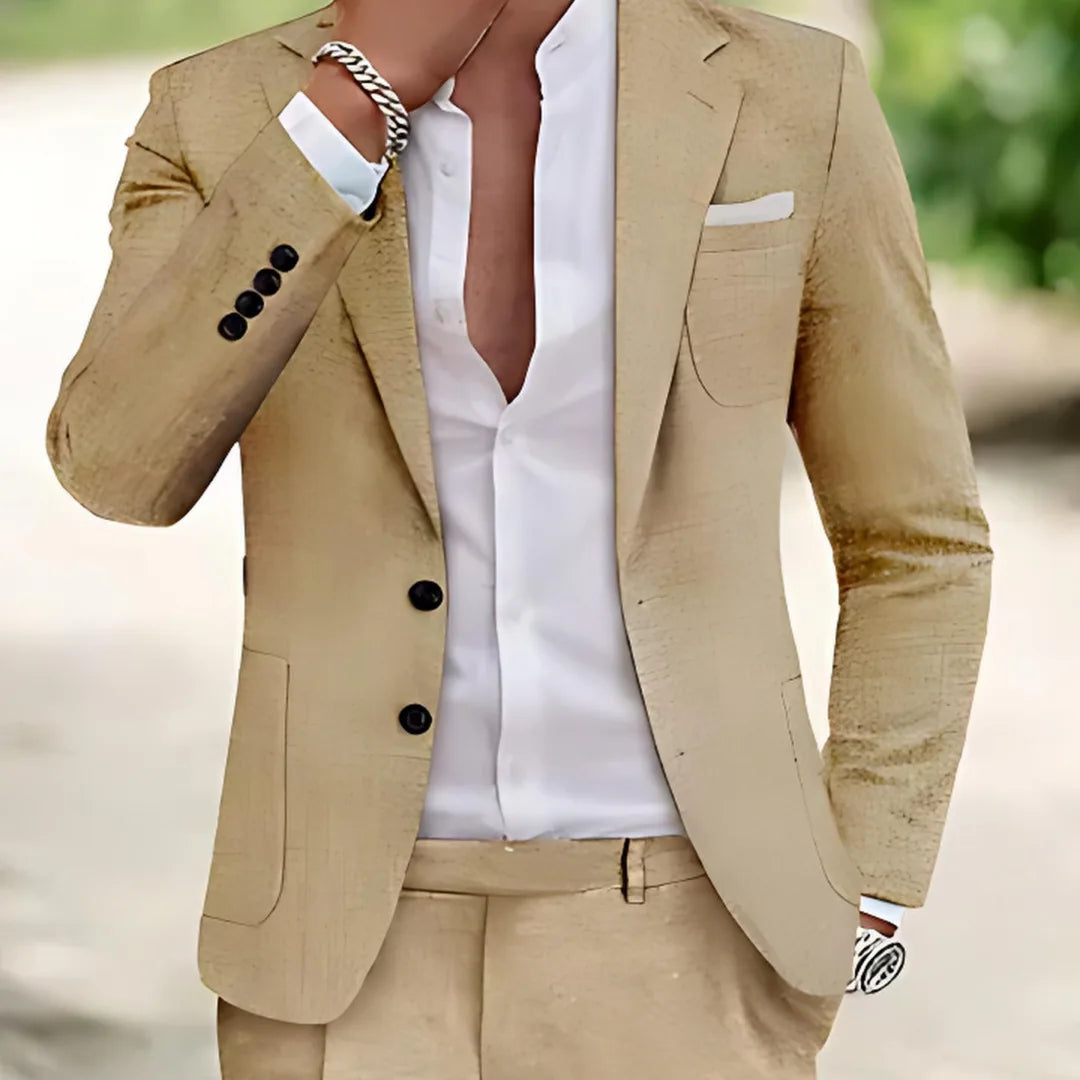 Slim Fit Modern Men's Blazer Coat - OutfitLondon