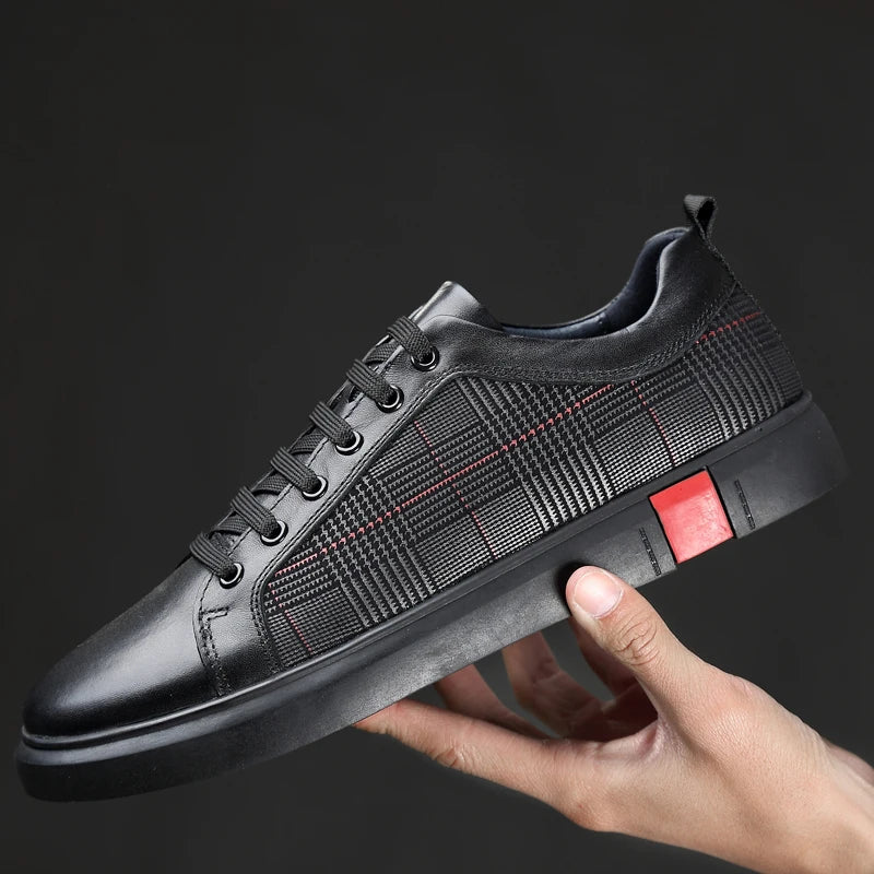Classic Leather Mens Sneakers