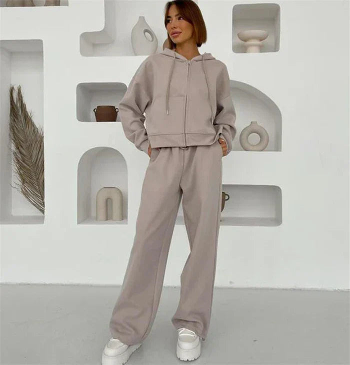 Women's Soft Sportswear Tracksuit Set