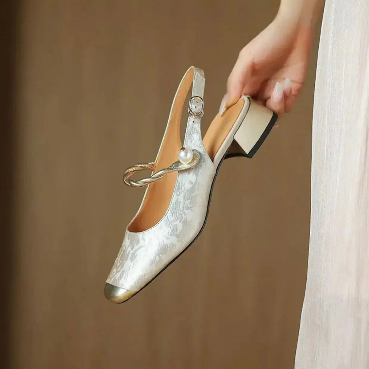 Classic Buckle Back Pumps