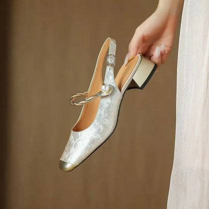 Classic Buckle Back Pumps