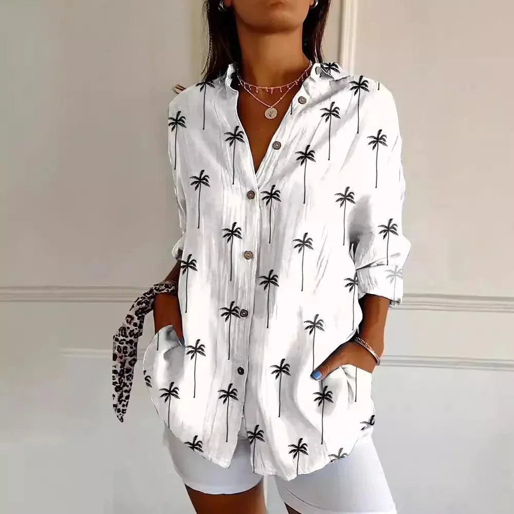 Pretty Floral Ladies Casual Top